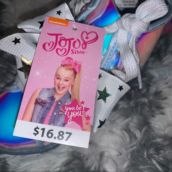 Jojo Siwa Galactic Iridescent High Top Sneakers - Picture 3 of 7